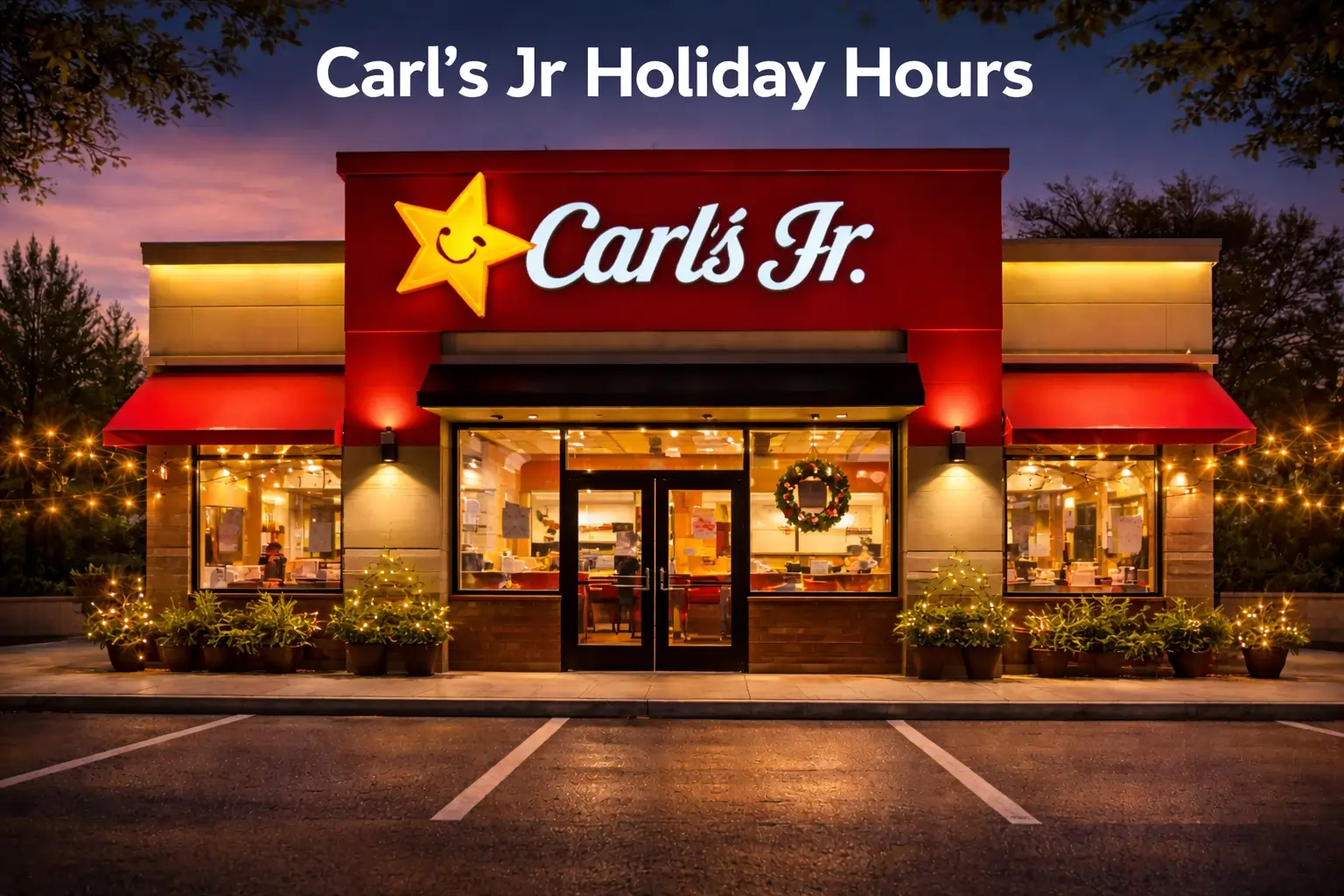 Carl’s Jr Holiday Hours