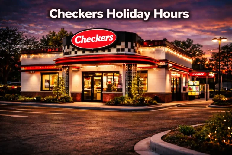 Checkers Holiday Hours