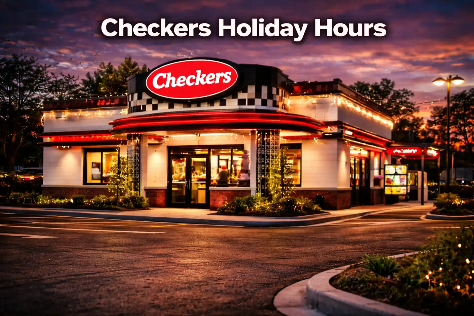 Checkers Holiday Hours