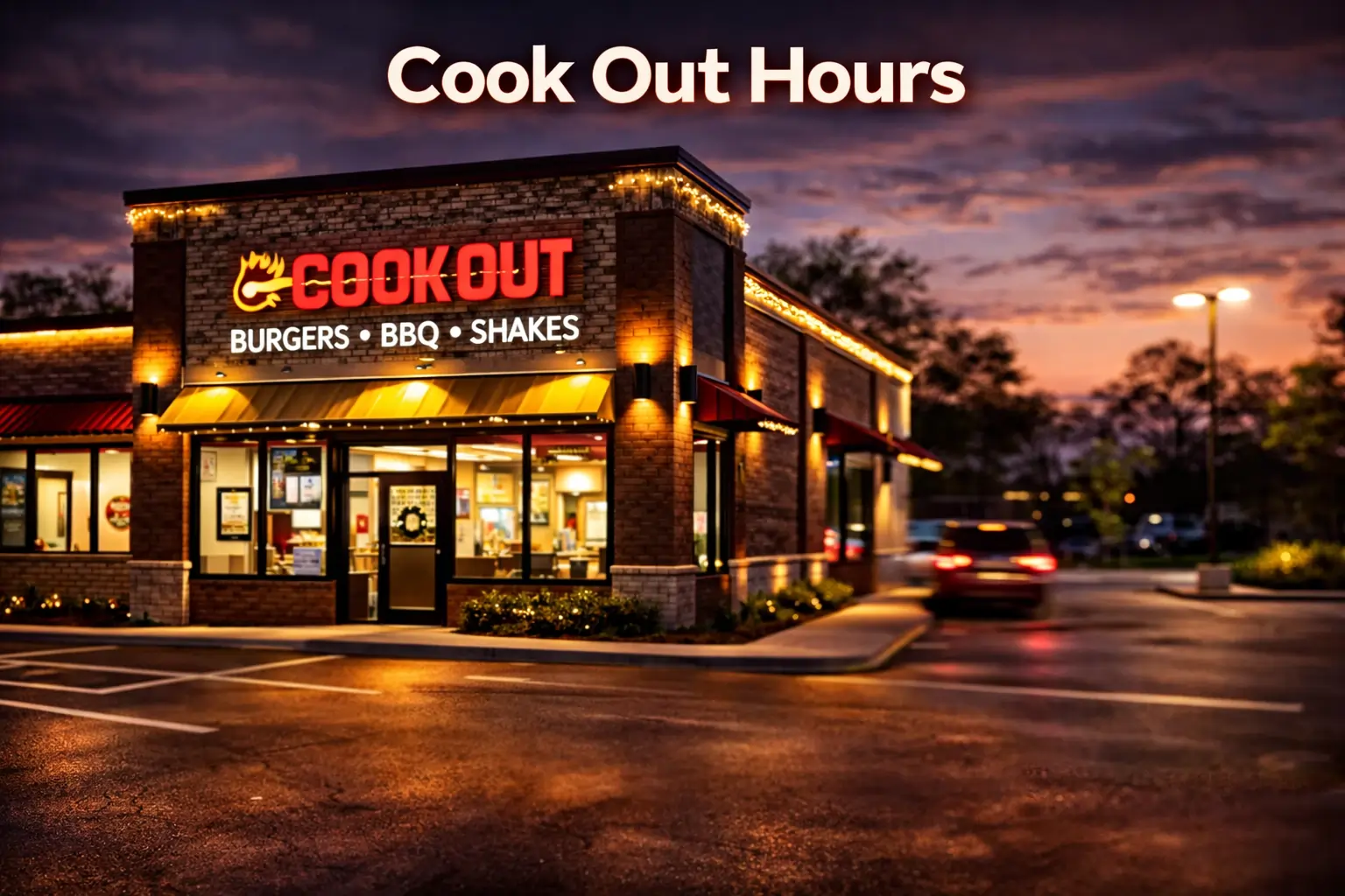 Cookout Hours