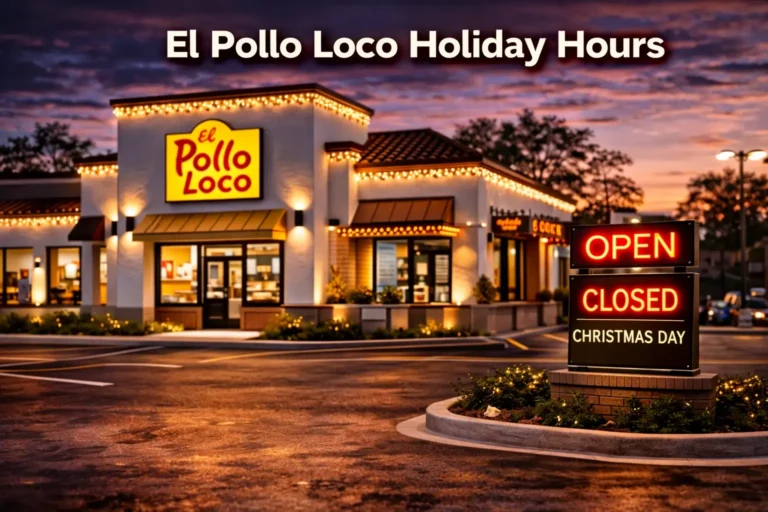 El Pollo Loco Holiday Hours
