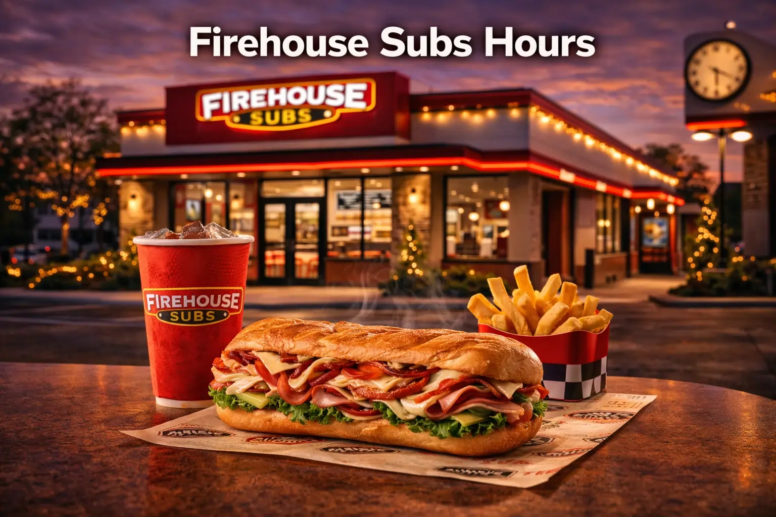 Firehouse Subs Hours