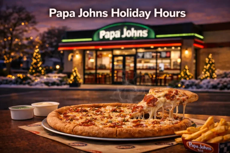 Papa Johns Holiday Hours