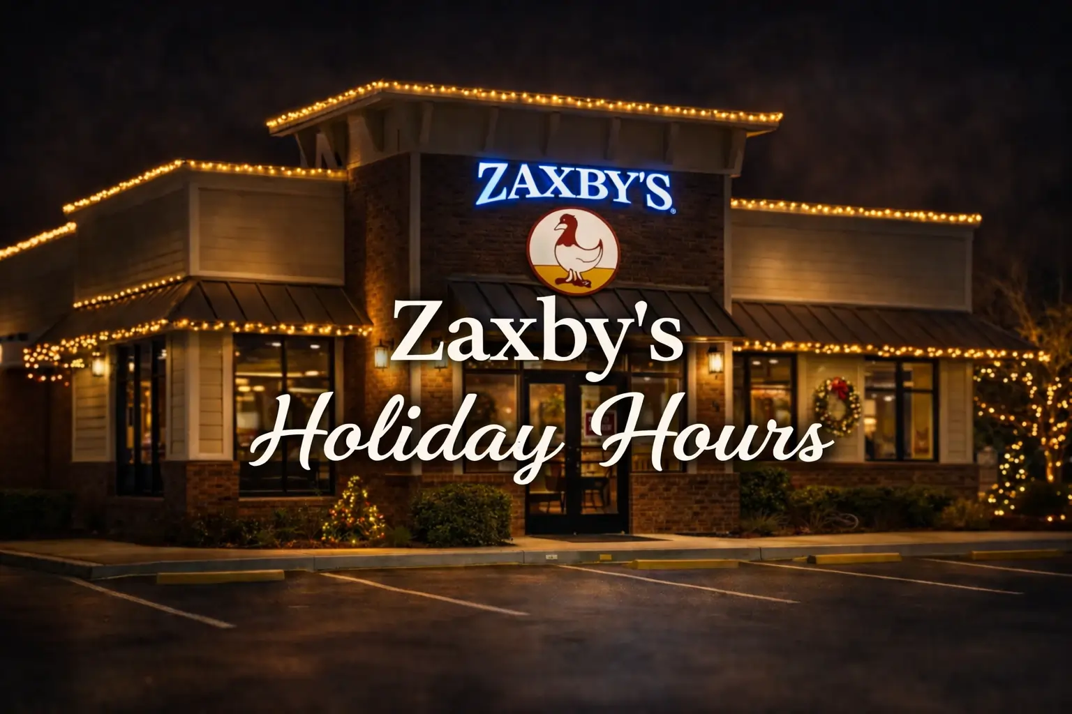 Zaxby’s Holiday Hours