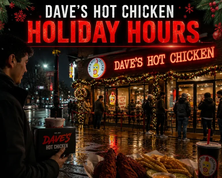 Dave’s Hot Chicken Holiday Hours