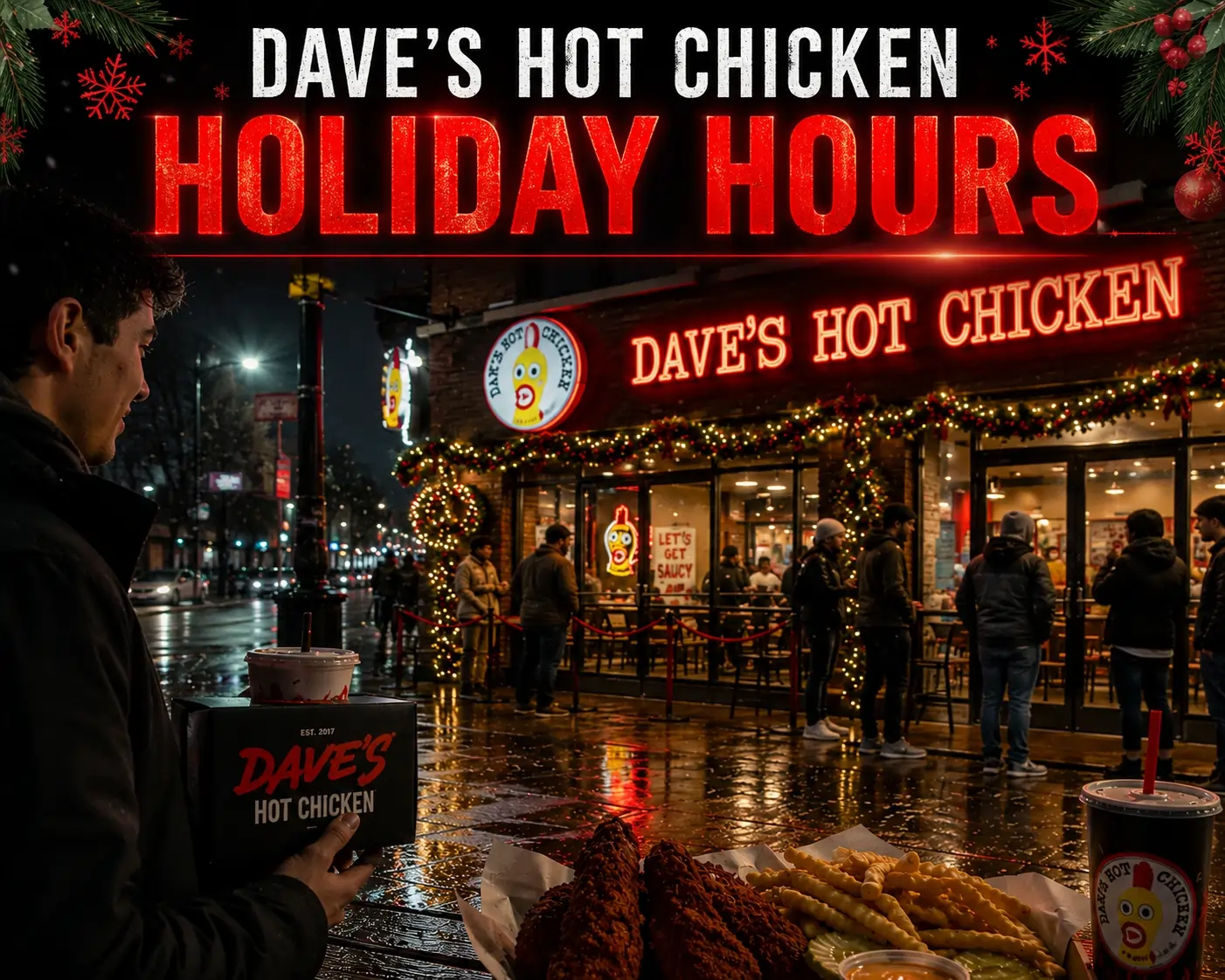 Dave’s Hot Chicken Holiday Hours