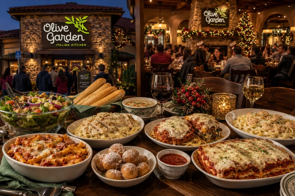 Popular Holiday Items You must try at olive garden