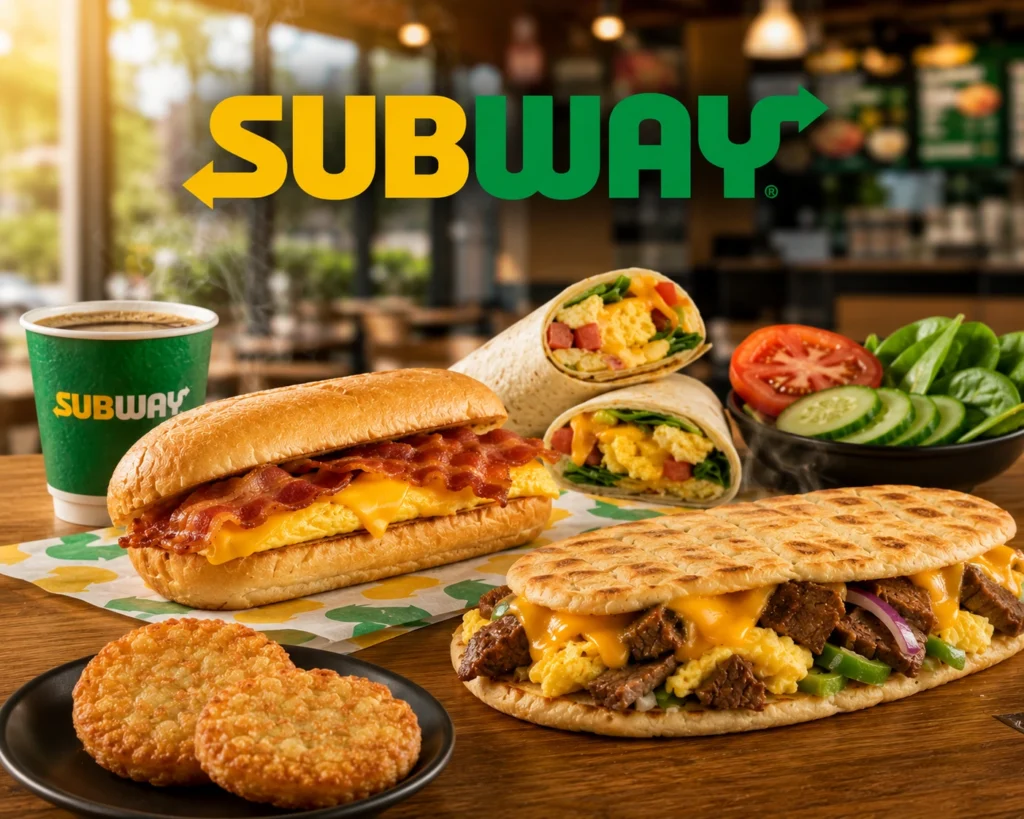 Subway Breakfast Menu