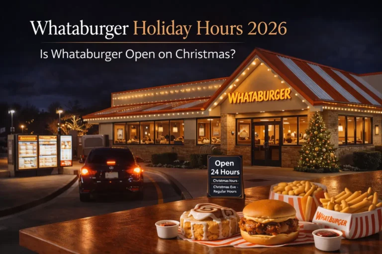 Whataburger Holiday Hours