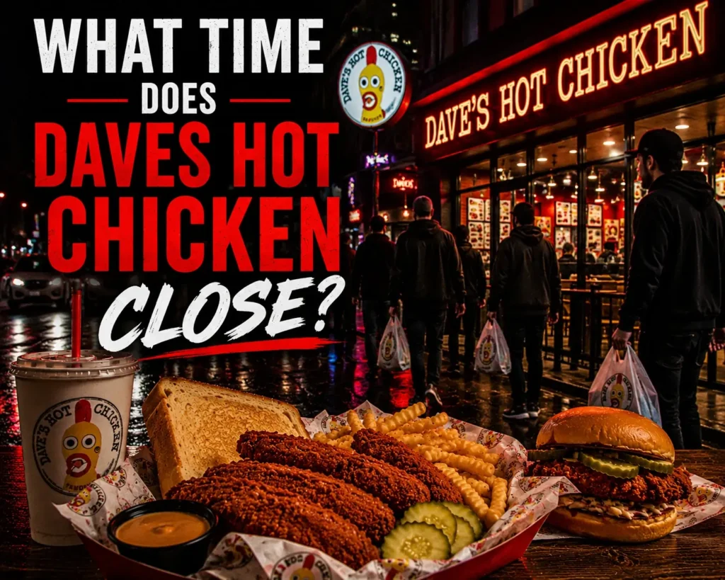 what time does daves hot chicken close