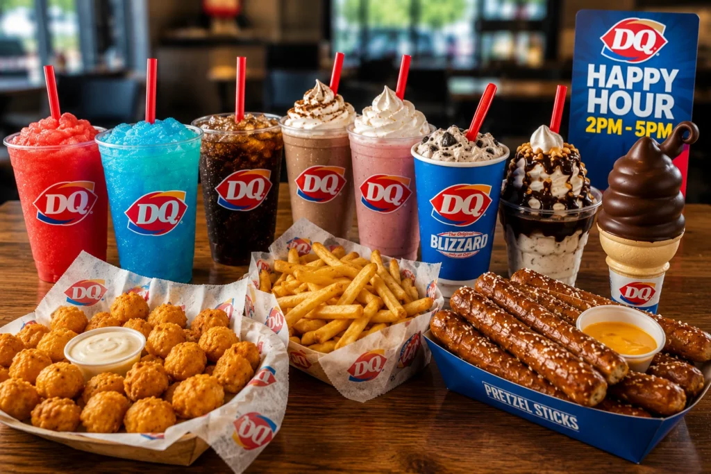 Dairy Queen Happy Hour Menu