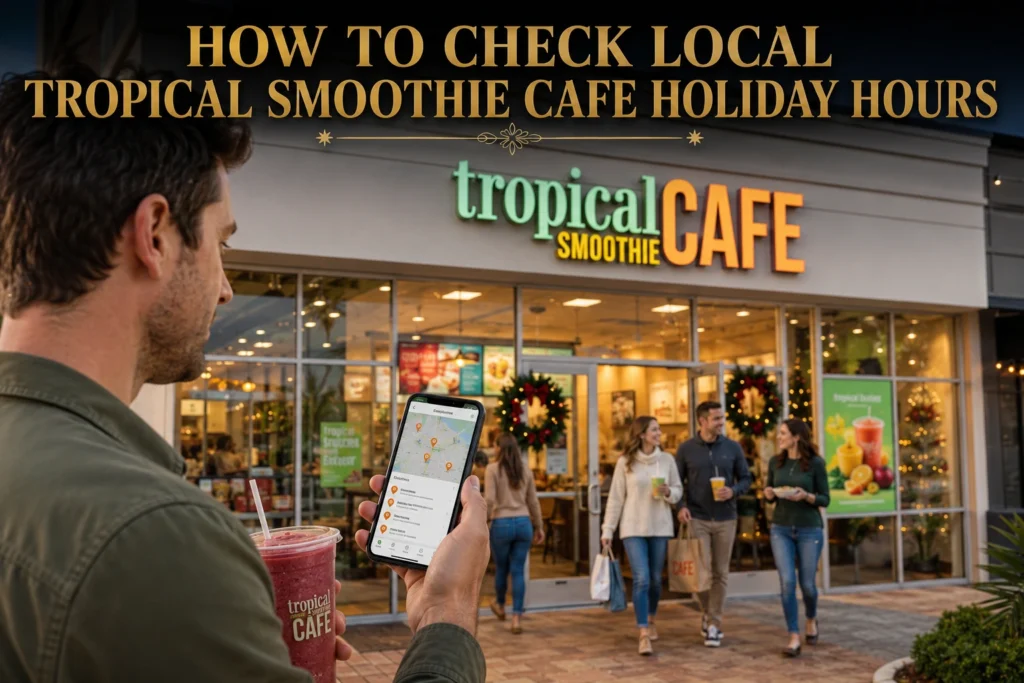 How to Check Local Tropical Smoothie Cafe Holiday Hours
