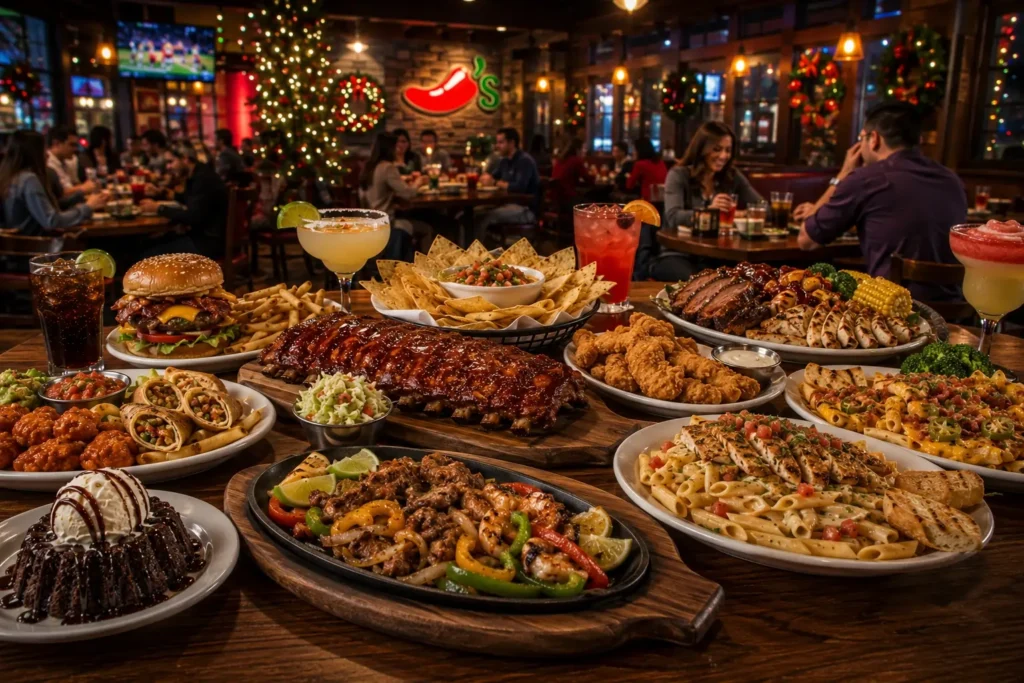 Popular Holiday Menu Items at Chili's